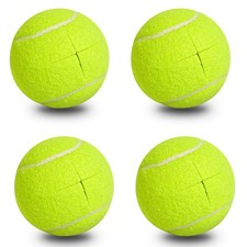 4 Pcs Heavy Duty Precut Tennis Balls Walker Glide Balls Felt Pads for Furniture