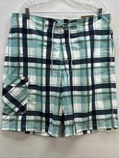 Timberland Men s 38 Deep Aqua Swim Board Shorts NWT