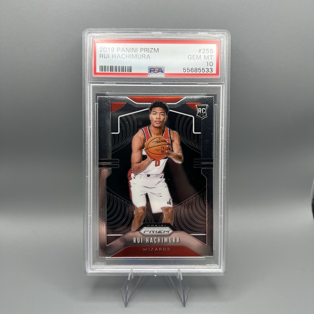 その他 2019 Rui Hachimura HOLO PSA 10 2019-20 Panini Prizm #255 Rui Hachimura Base Holo Prizm (RC