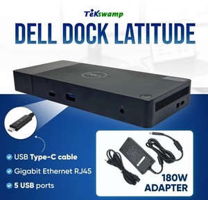 Dell USB-C Dockingstation für Latitude 5410 5420 5440 5500 5501 180W Netzteil