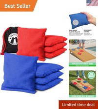 Official Regulation Cornhole Bean Bags Set of 8 for Competitive Cornhole Ga...