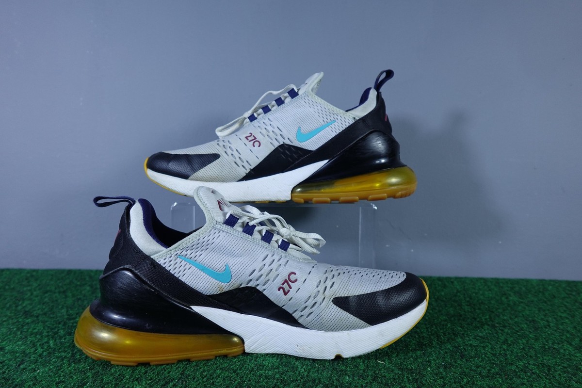Nike Air Max 270 Shoes Mens Size 11.5 White Black Teal  display picture 2