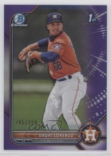 2022 Bowman Chrome Prospects Purple Refractor 205/250 Dauri Lorenzo #BCP-11 0xz8