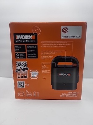WX030L.9 Worx 20V Portable Vacuum - Tool Only (No Battery or Charger)