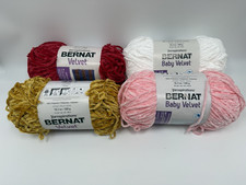 BERNAT BABY VELVET & REGULAR VELVET - MULTIPLE COLORS - 300G/492YDS / POLYESTER