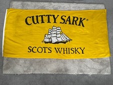 LARGE CUTTY SARK FLAG SCOTCH WHISKY ADVERTISING FLAG RARE ITEM Mirror Pub Bar