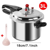 3/9 Litre Home Dual Handle aluminum Pressure Cooker Kitchen Catering Cookware UK