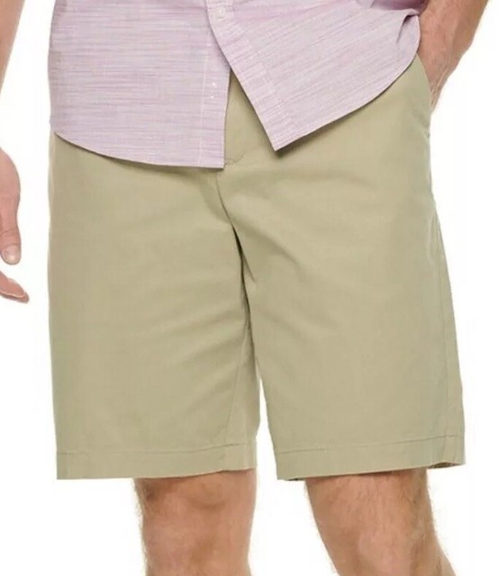 Men's APT. 9 PREMIER FLEX Flat Front Shorts Size 40W ( 10" Inseam) NWT