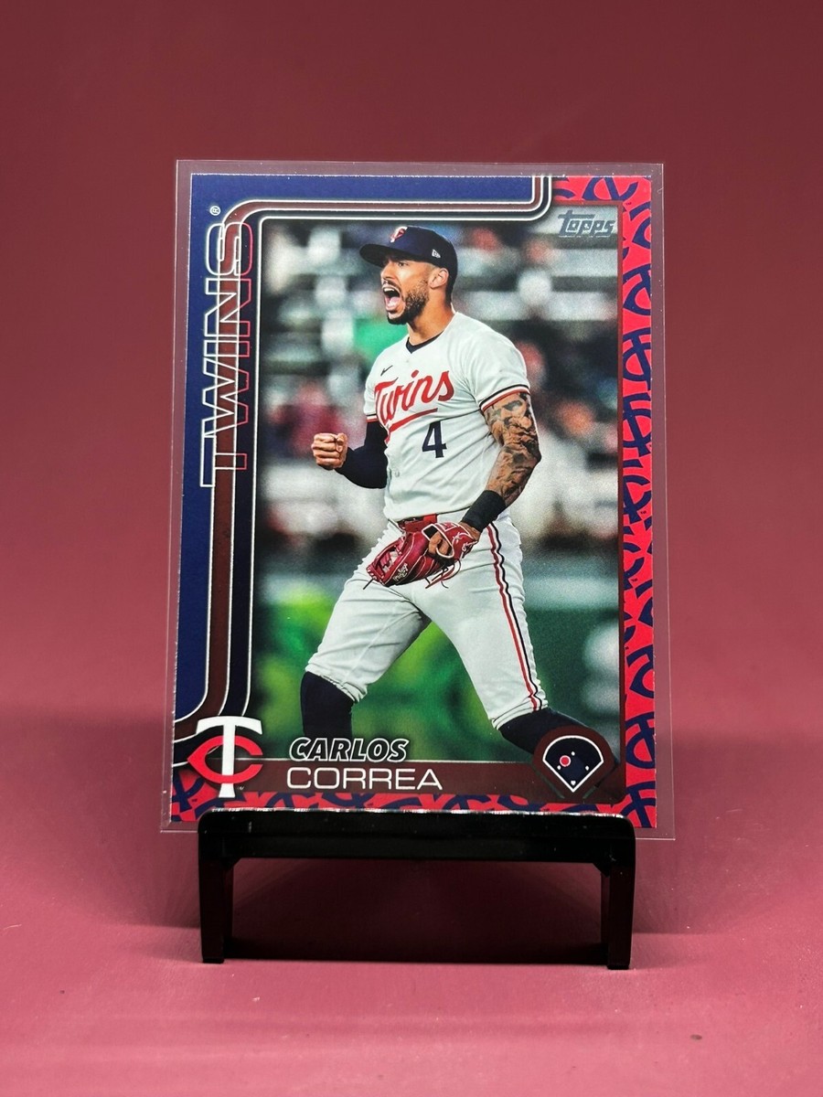 2025 Topps Series 1 Carlos Correa Team Color Border Variation | eBay