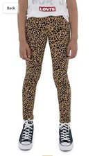 Levi  s Jeggings Pants Jeans Girls Leopard Pull On Stretch Adjustable Waist 10