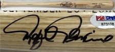 Rafael Palmeiro Signed LS Game Model Bat Auto Rangers LE 400 HR Club Auto PSA
