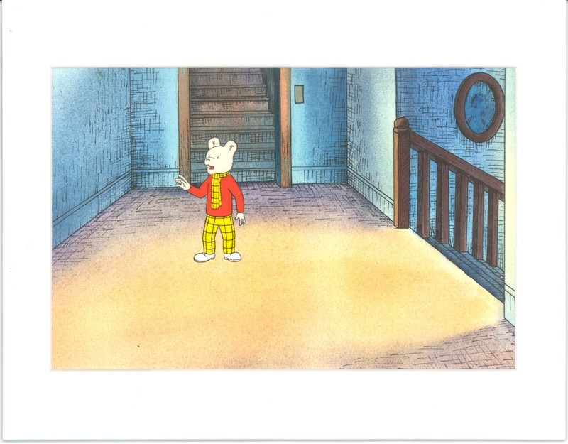 RUPERT Bear Production Animation Cel Nelvana Tourtel Animation 1990s B70277