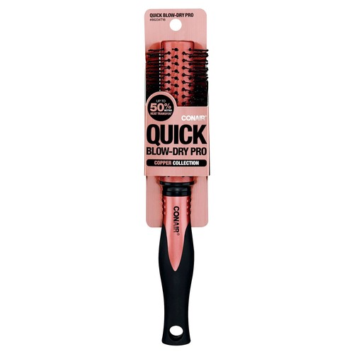 Conair Copper Pro Metal Nylon Round Hair Brush eBay