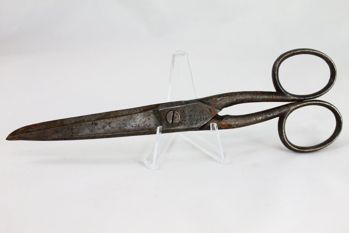 Vintage BONTGEN & SABIN Solingen Germany 1930s Antique Scissors-image