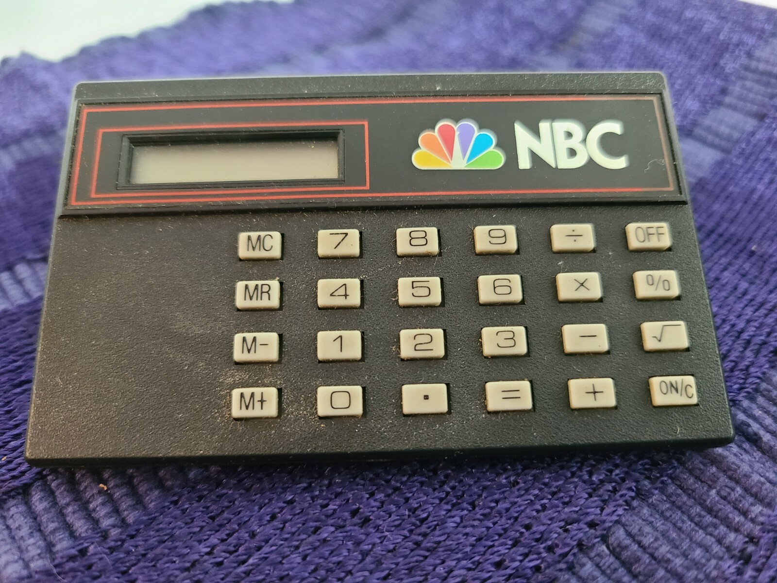 Vintage NBC TV Promo Retro Calculator-image