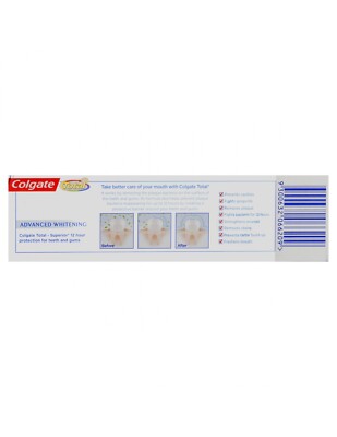 Colgate toothpaste total White 110g single (9300632066209)