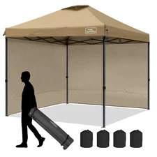 KAMPKEEPER Canopy Tent,10x10 Canopy Tent with sidewalls,Pop Up Canopy Tent fo...