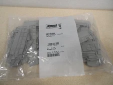Brand new bag of 50pcs Phoenix Contact Terminal End Cover #3030789 Gray ATP 2.5