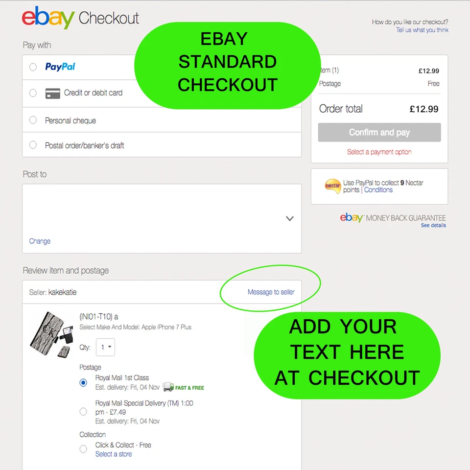 FUNDA DE TELÉFONO GEL SILICONA NEGRA CON INICIALES PERSONALIZADAS PARA HUAWEI PSMART P20 Foto 3 de 4