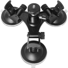 Triple Cup DSLR Camera Suction Mount - SJCAM Car Window Holder