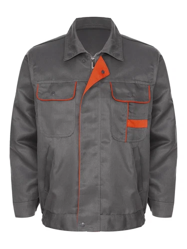 Women Men Long Sleeve Work Coat Pocket Shirts Workshop Mechanic Uniform Workwear - Bild 88 von 104
