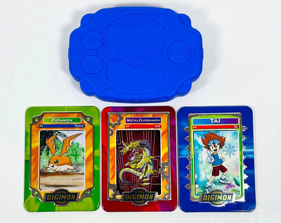 Taco Bell Digimon Digivice 2000 With 3 Metal Cards Applause Anime Collectible