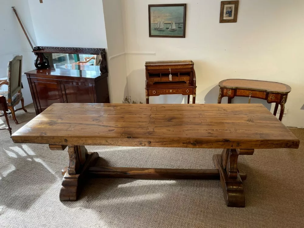 French oak refectory table deals