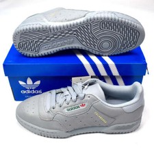 NWT Adidas 2017 Yeezy Powerphase Gray Leather Calabasas Sneakers 5 Men 6.5 Women