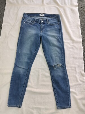 Paige Women's Blue Skinny Denim Jeans Sz 30 | eBay
