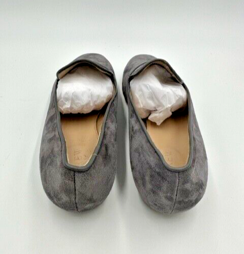 J Crew Georgie Gray Suede Penny Loafers Women Size 8 - Picture 6 of 7