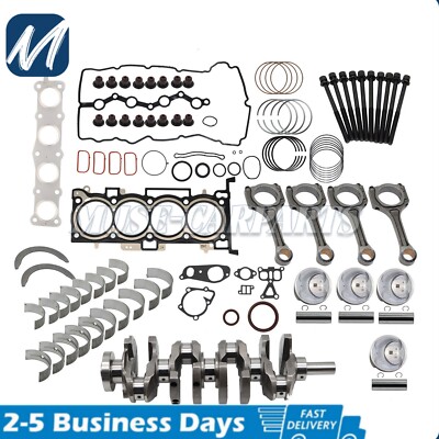 Engine Rebuild Overhaul Kit Crankshaft Con Rods G4KJ For 11-20 Hyundai Kia 2.4L