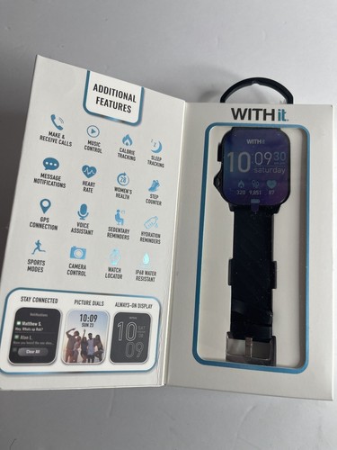Giga Withit Smartwatch, Amoled High Defintion Touchscreen Display - Picture 3 of 3