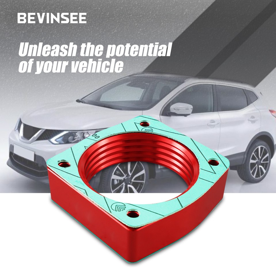 Spiral Flow Throttle Body Spacer For Nissan VQ35DE Engines (350Z, Maxima, Altima, Murano)