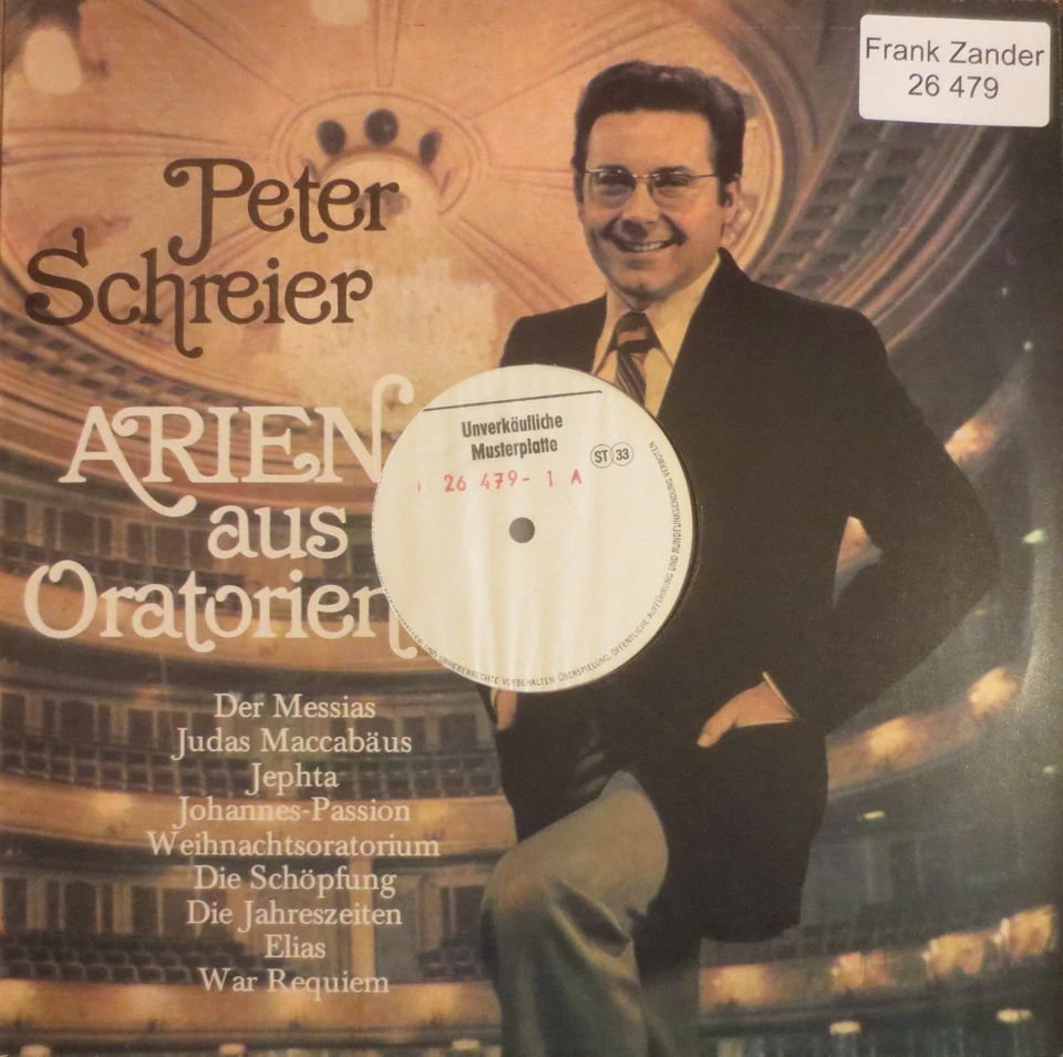 unverkäufliche Musterplatte Intershop Frank Zander - Bild 2 von 4