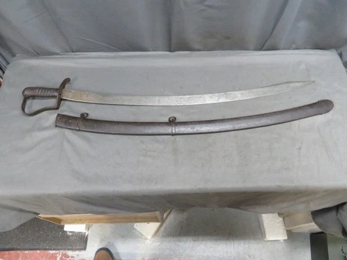 PRE CIVIL WAR US MODEL 1812 STARR CAVALRY SABER SWORD W/ SCABBARD