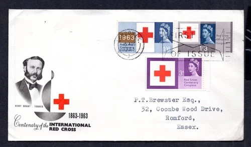 GB - 1963 Red Cross Centenary Ordinary First Day Cover
