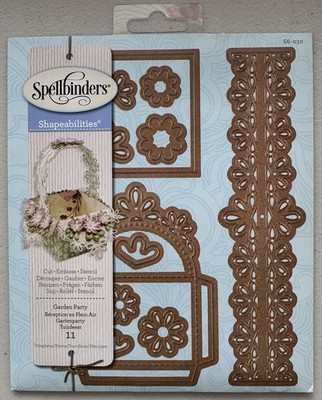 Spellbinders - Garden Party - Stanzenset - 11 Stanzen.