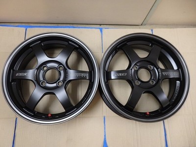 Rays Forged Volk Racing Te37 Sonic Black Shadow Ltd. 15 Inch 5J Offset 45Mm