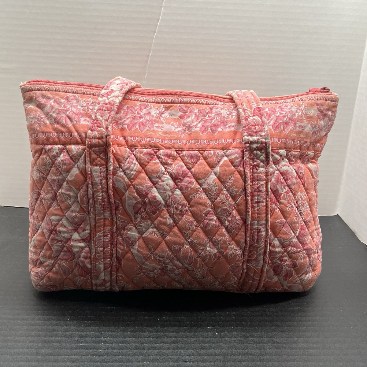 Vera Bradley Hope Toile Pink Floral Quilted Cotton Mini Backpack Bag ? Vera Bradley Little Betsy bag in Hope Toile ꒰ྀི১ ໒꒱ིྀ  main image 4
