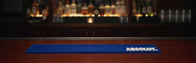 Absolut Vodka Barmatte Abtropfmatte Barrunner Gläser NEU