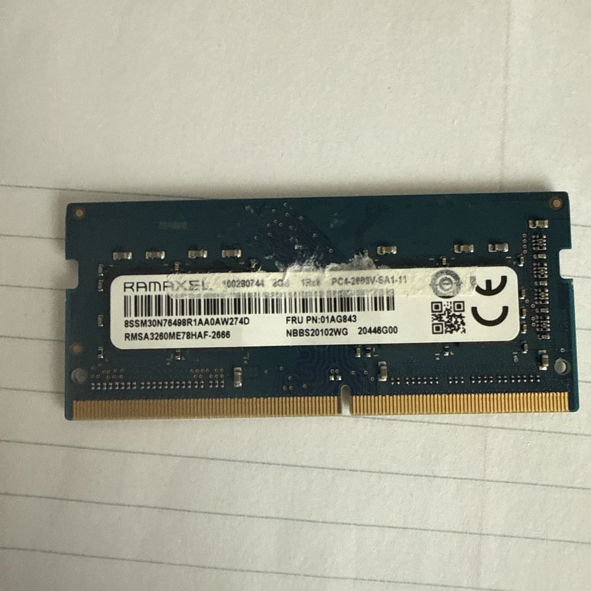 Ramaxel PC4-21300 (DDR4-2666) Bus Speed DDR4 SDRAM Memory (RAM