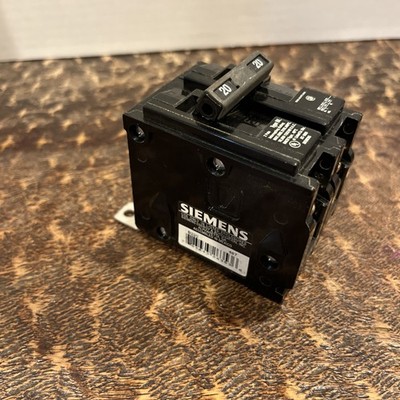 Siemens Type BL Circuit Breaker 2 Pole 20 120/240v See Pics 