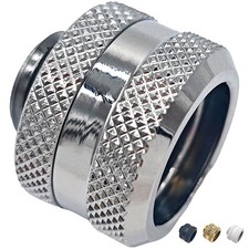 Granzon Hard Tube Fitting OD16mm Hand Compression For PMMA/PETG Rigid Tube G1/4'