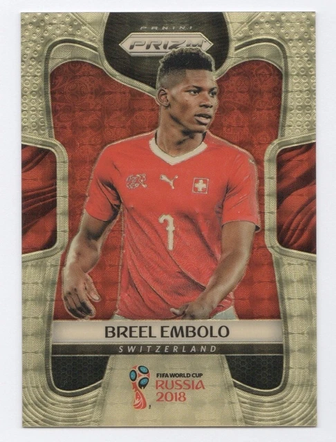 Breel Embolo 2018 Panini Prizm World Cup Power Gold 4/5