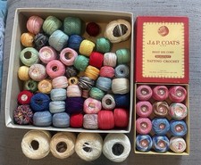 J. P. Coates, Star, DMC Tatting Crochet Six Cord Thread 60 New/Used Rolls