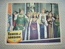 Tower of London; Boris Karloff, Vincent Price; 1939 Lobby Card