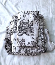 Hidden Pictures Twin Sheet Set Microfiber Animal Pattern Fish Turtle Cabin Kids