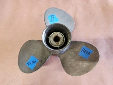 ALUMINUM 12 1/4" X 9P MERCURY BLACK MAX PROP,  48-87818 A10 L 9P, 13 SPL. P11023