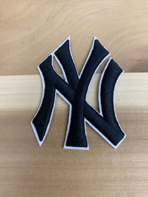 #ad New York Yankees Black 3quot; Embroidered Iron on Patch $4.99