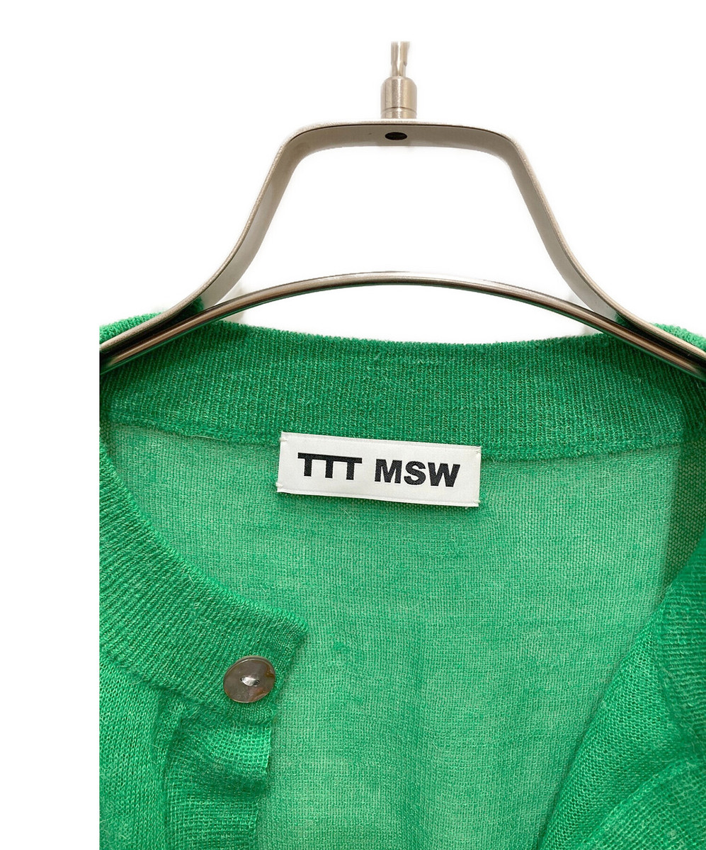 TTT MSW border cardigan Size: M Green Men TTT-2021AW-KT02 | eBay TTT MSW border cardigan Size: M Green Men TTT-2021AW-KT02 | eBay